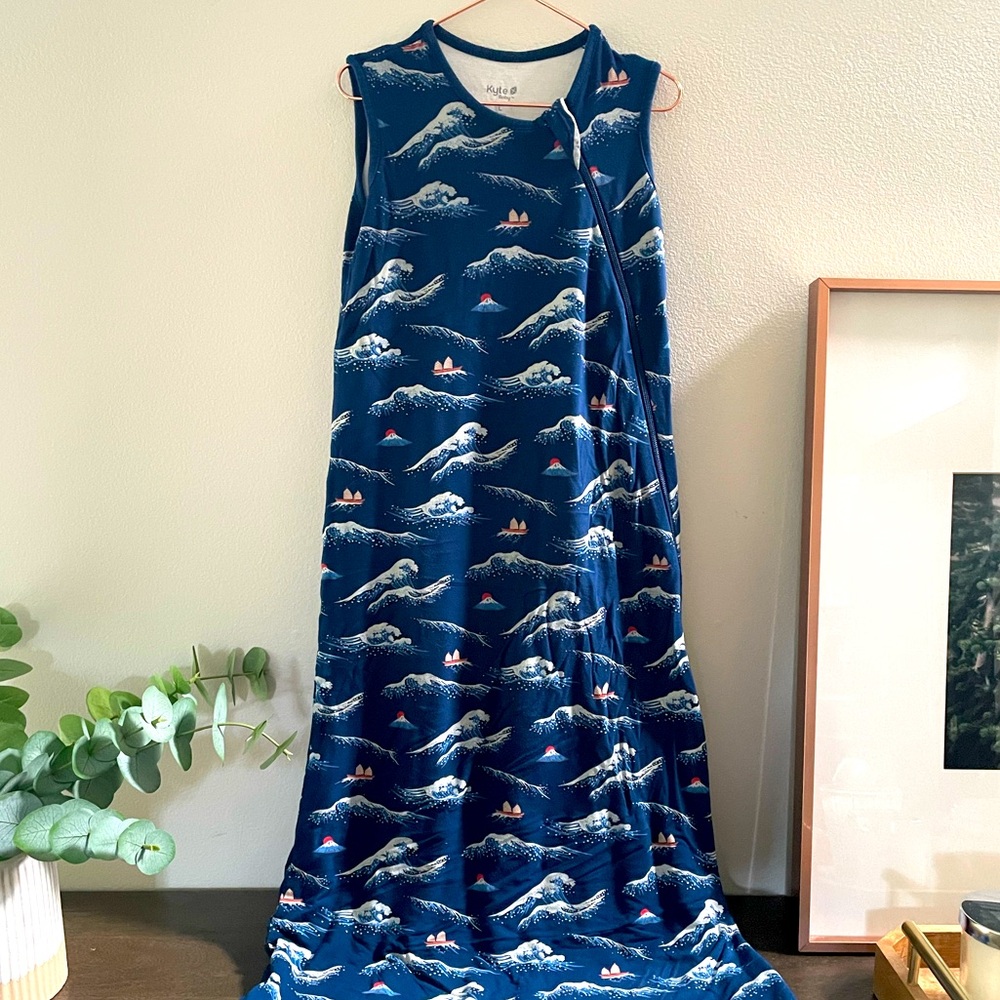 Kyte Baby 0.5 TOG sleepsack in Wave (sz Large)